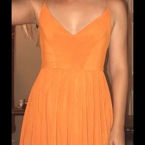 Zara orange romper playsuit S